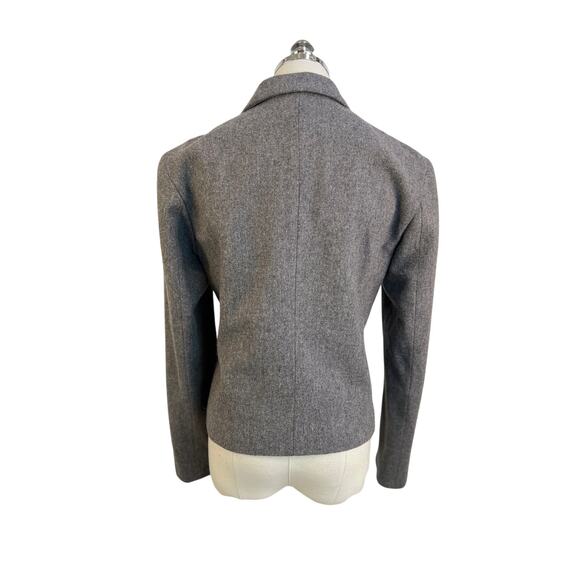 Vintage Wool J. Crew Gray Double Breasted Blazer - Picture 10 of 10